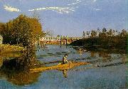 Thomas Eakins, Max Schmitt in a single scull